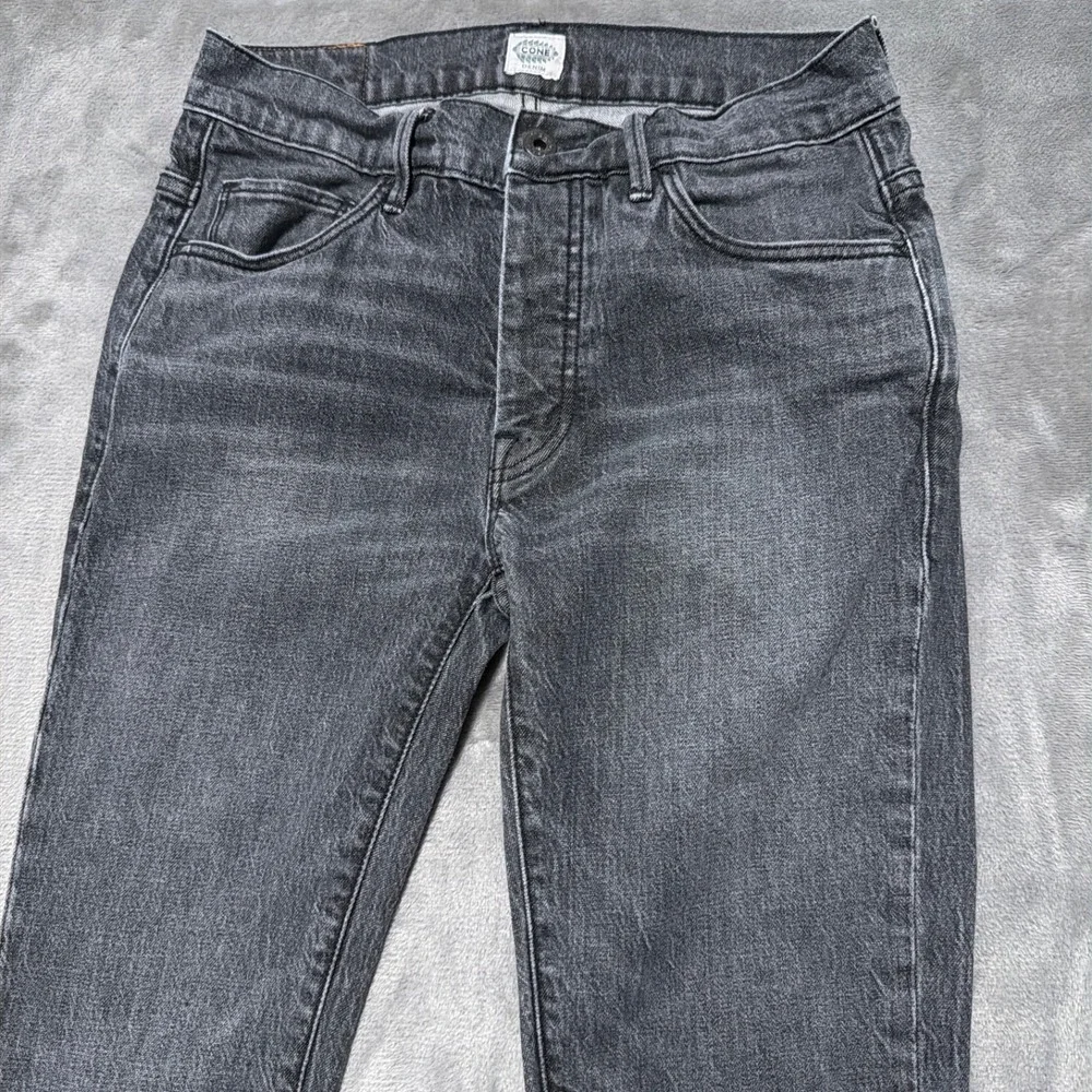 Cone‎ Denim Jeans Womens 28 / 6 Gray Black Bootcut Frayed Hem